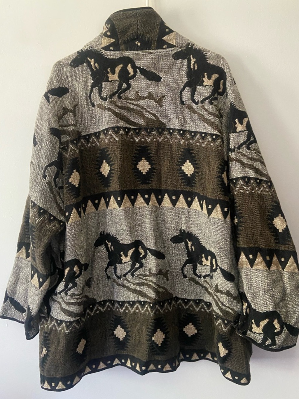 K•E•R•E•N Hart Tapestry Jacket Blazer Button Detail Equestrian Western Plus 2X - Picture 10 of 10